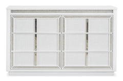 White, dresser front view - 3