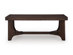 Dark Brown Coffee Table, product view 2 - 2