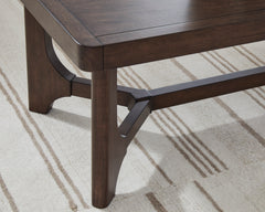 Dark Brown Coffee Table, product view 4 - 4