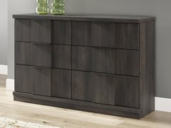 Dark Brown / Dresser, room setting; accessories not included - 4