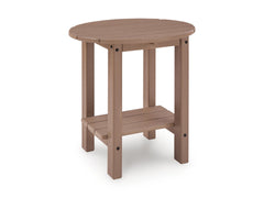 Driftwood / Outdoor Side Table, complete product angled view - 1