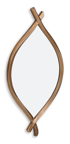Antique Gold Finish Accent Mirror, view 1 - 1