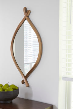 Antique Gold Finish Accent Mirror, view 5 - 5
