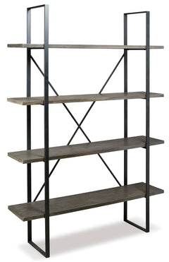 Black/Gray Bookcase, complete product view - 1