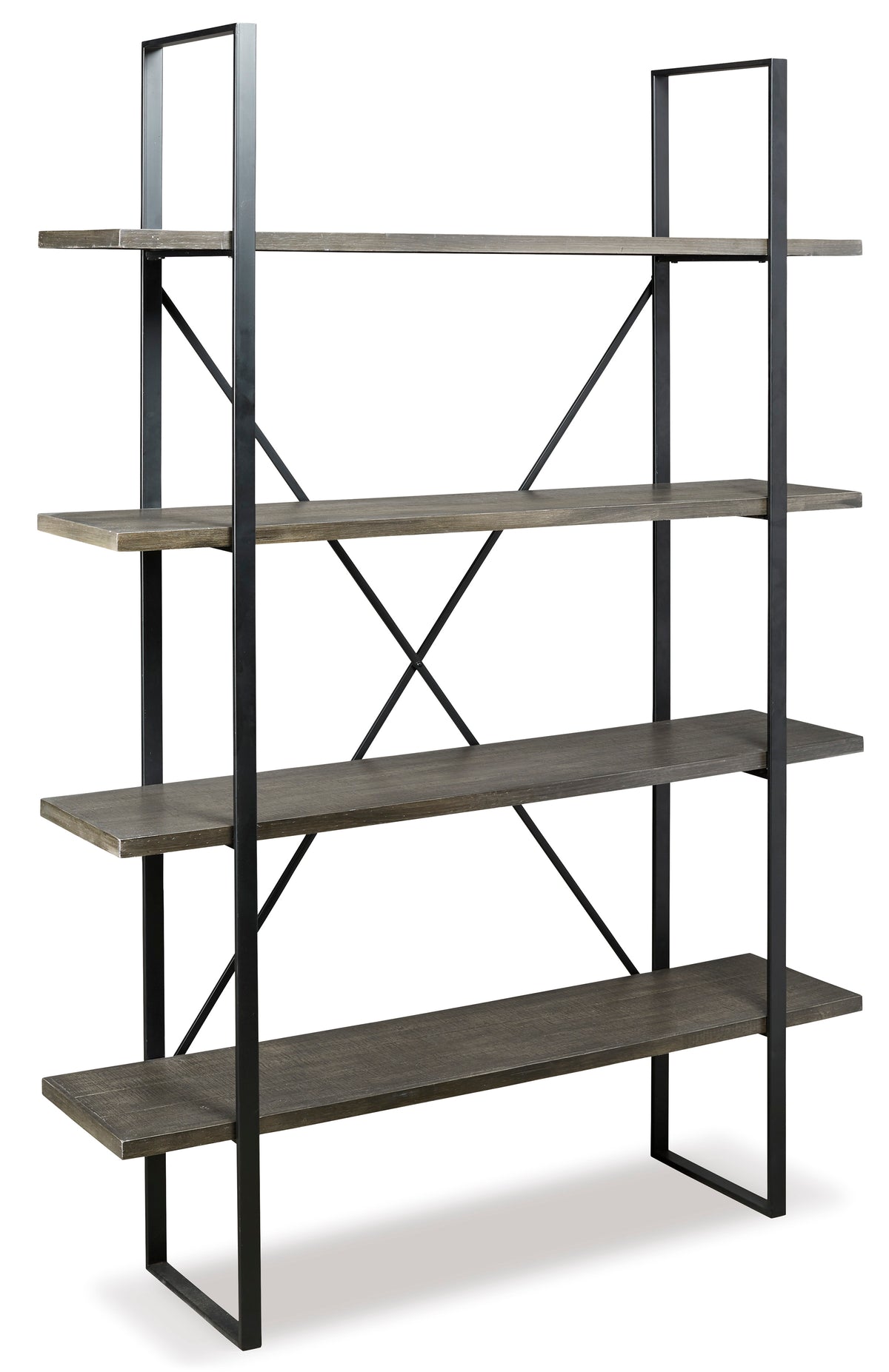 Black/Gray Bookcase, complete product view