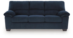 Navy, complete sofa front view - 3