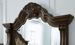 Dark Brown, decorative crest detail - 2