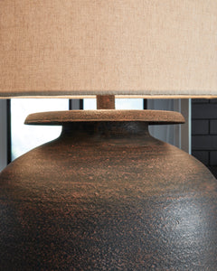 Antique Brown table lamp, product view 3 - 3