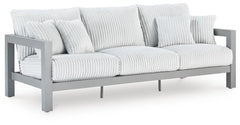 Gray, angled sofa view - 2