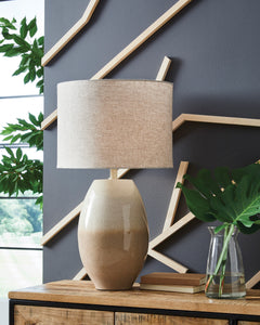 Cream/Beige table lamp, product view 2 - 2