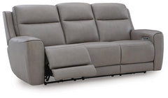 Coin, complete sofa with power recliner extended - 3
