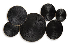 Black/Gold Finish Rhetlen wall decor, product view 2 - 2