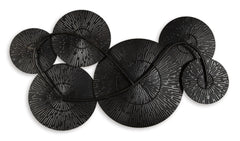 Black/Gold Finish Rhetlen wall decor, product view 3 - 3