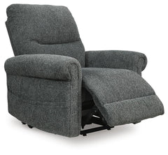 Charcoal, recliner with footrest extended - 2