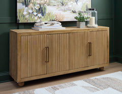 Light Antique Beige Accent Cabinet, view 7 - 7