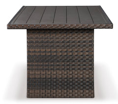 Dark Brown/Beige Outdoor Table, product view 4 - 3