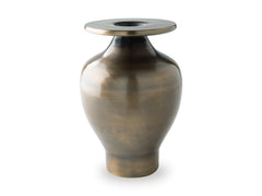 Antique Brass Finish 15.25-inch height vase, product view 2 - 6