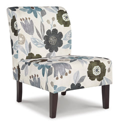 Multi floral accent chair, product view 2 - 2
