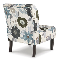 Multi floral accent chair, product view 3 - 3