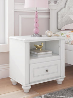 White / Nightstand, room setting; accessories not included - 4