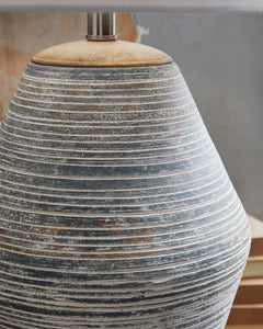 Antique Blue table lamp, product view 3 - 3