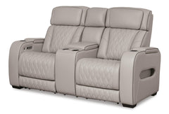Gray / Sofa + Loveseat + Power Recliner, component view 2 - 11