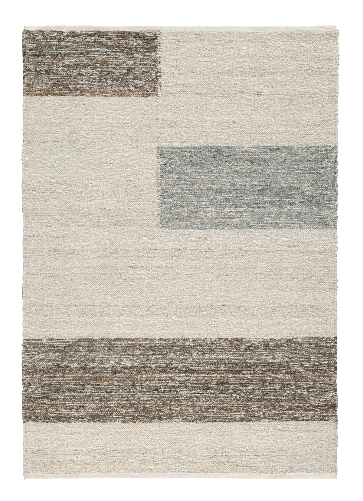 Beige/Brown/Gray 91.5" x 119", complete rug design; representative size