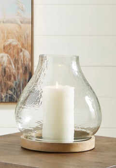 Clear/Brown candle holder, product view 2 - 2