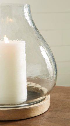 Clear/Brown candle holder, product view 3 - 3