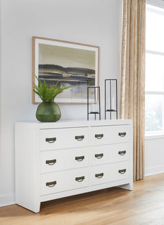 White, dresser in room setting - 5