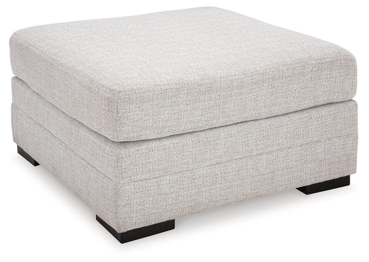Stone, complete ottoman angled view