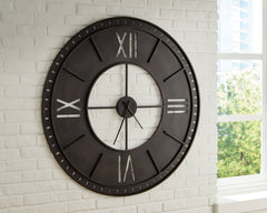 Antique Brown Lytle wall clock, product view 5 - 5