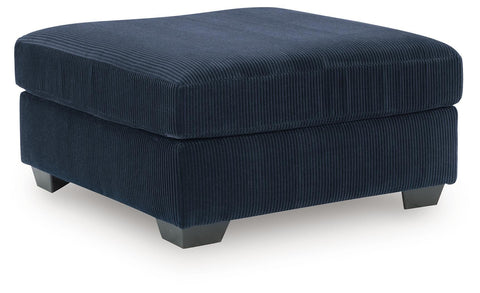 Soft Corduroy Square Ottoman in Navy, Onyx or Sand
