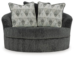 Shadow, front view of complete swivel chair - 4