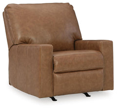 Caramel, full recliner in closed position - 4