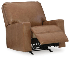 Caramel, full recliner in open position - 6