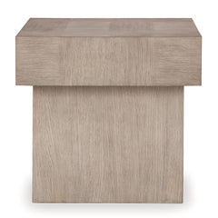 Light Grayish Brown square end table, product view 3 - 3