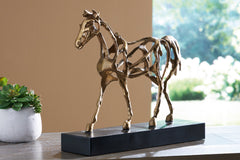 Antique Gold Finish sculpture, product view 3 - 3