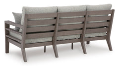 Gray/Brown Sofa with Cushion, product view 2 - 2