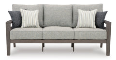 Gray/Brown Sofa with Cushion, product view 3 - 3