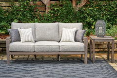 Gray/Brown Sofa with Cushion, product view 5 - 5