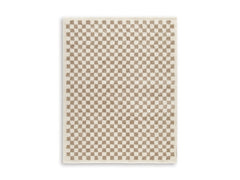 Taupe/Ivory 94" x 121", complete rug product view - 1