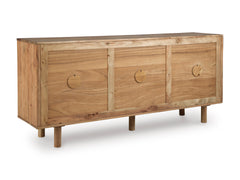 Natural Brown Accent Cabinet, view 3 - 3