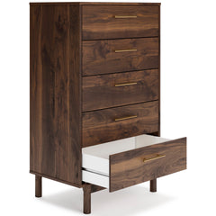 Mocha, chest with drawer open - 2