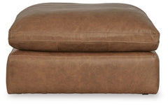 Caramel, front view of complete ottoman - 5