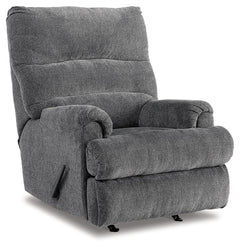 Graphite, complete recliner closed angled view - 4