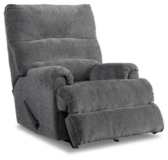 Graphite, complete recliner with footrest extended - 6