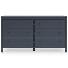 Navy Blue, full front view of dresser - 3