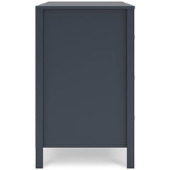 Navy Blue, side view of dresser - 4