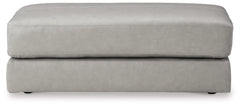Glacier, front view of complete ottoman - 2